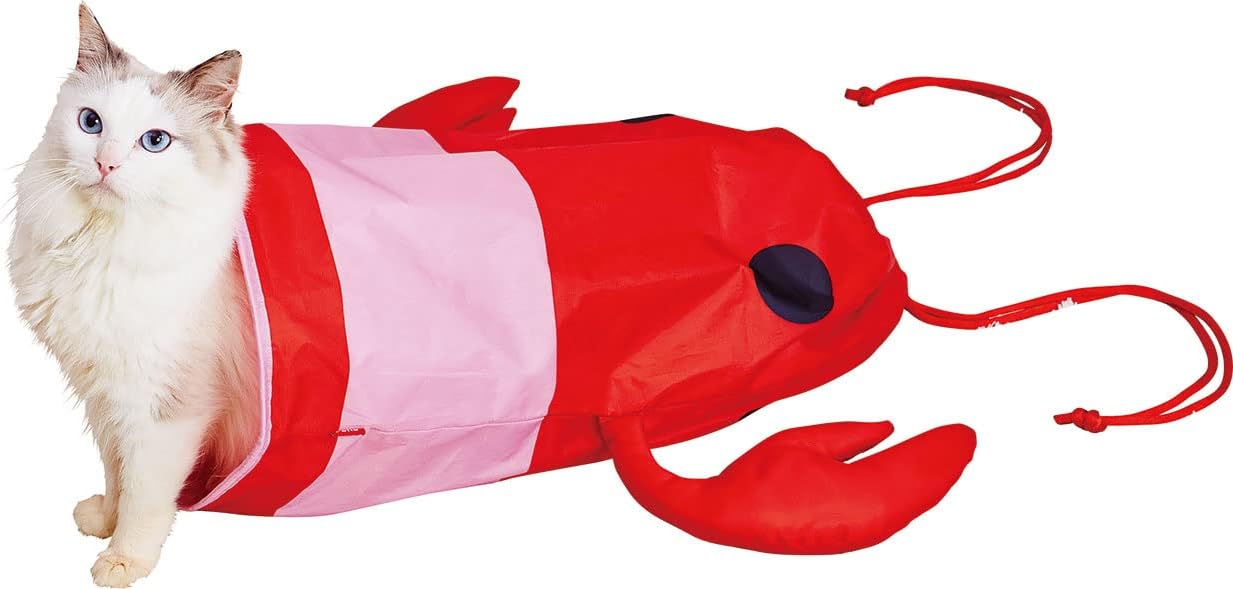 ペティオ (Petio) 猫用おもちゃ エビのなりきりシャカシャカ通りぬけ袋