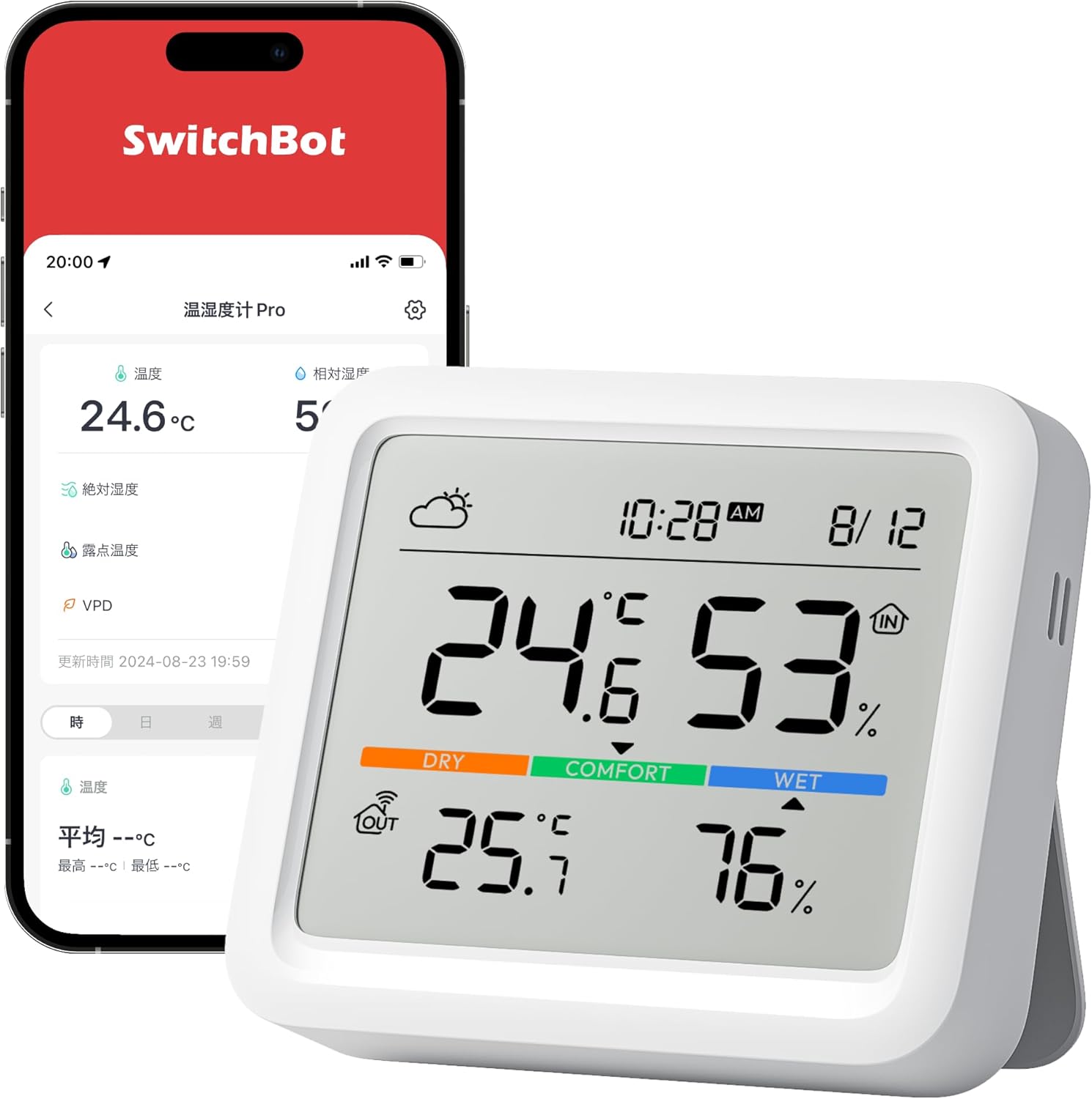 SwitchBot 温湿度計 プロ